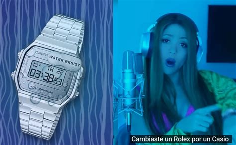 que dijo rolex de shakira|rolex por un casio.